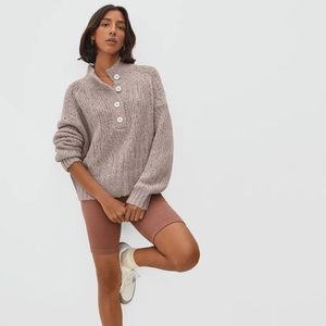 Everlane Lofty-Knit Henley - M